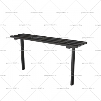 Лавочка металлическая № 1