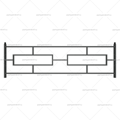 Ограда металлическая № 2