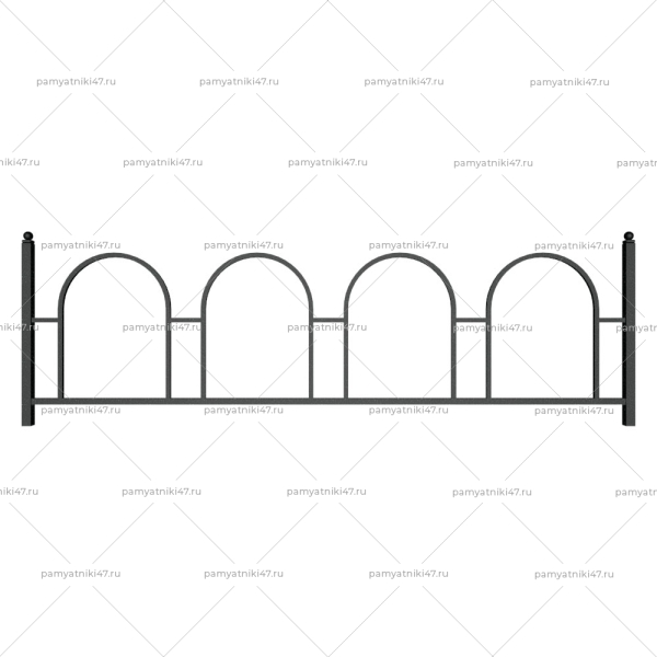 Ограда металлическая № 20