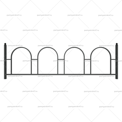 Ограда металлическая № 20
